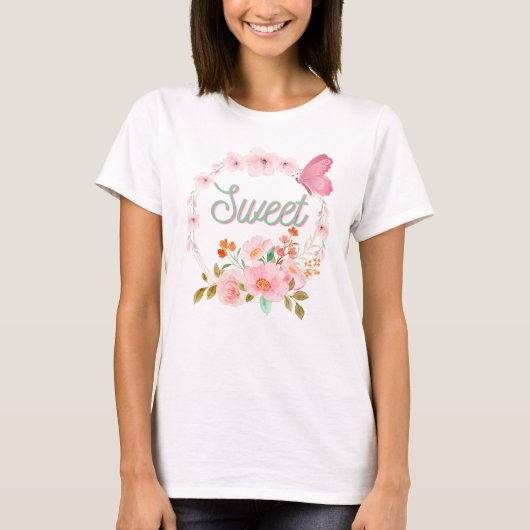 sweet flower Tシャツ Tシャツ (正面)