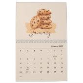 Sweet Food Art Wall Calendar for Kitchen decor カレンダー (1月 2027)