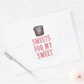 Sweet for My Sweet Stickers ラウンドシール (封筒)