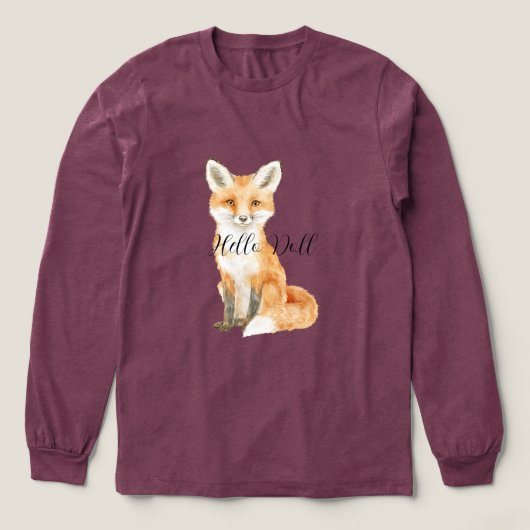 Sweet Fox トライブレンドＴシャツ (デザイン正面)