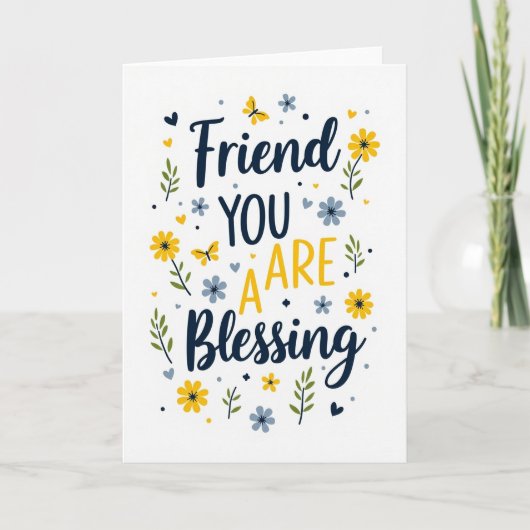 Sweet Friend Blessing カード (正面)