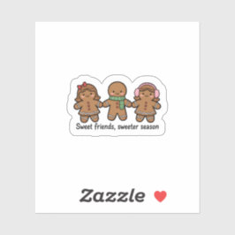 Sweet Friends Sweeter Season Gingerbread Sticker シール