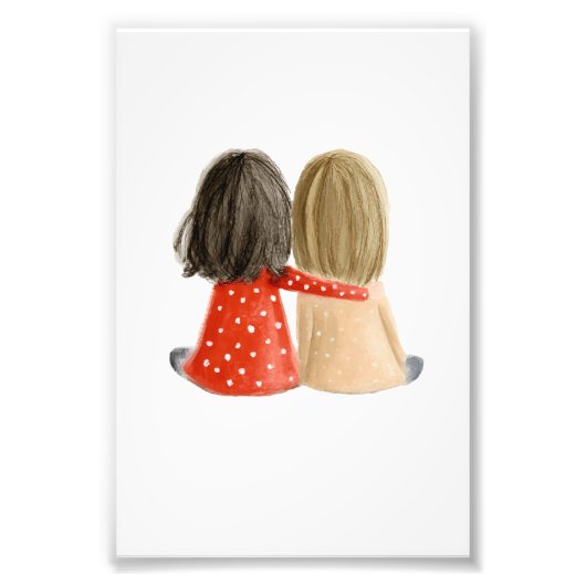Sweet Friendship Mini Print Wall Art フォトプリント (正面)