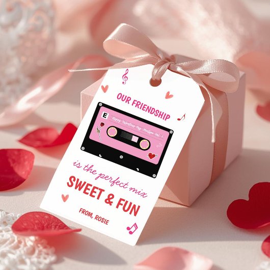 Sweet & Fun Friendship Valentine Gift Tag Cassette ギフトタグ