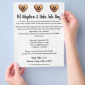 Sweet Fundraiser for Animal Rescue チラシ (手)