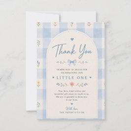Sweet Garden Baby Shower Thank You Card サンキューカード