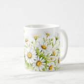 Sweet garden daisies Mug コーヒーマグカップ (正面右)