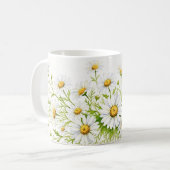 Sweet garden daisies Mug コーヒーマグカップ (正面左)
