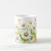 Sweet garden daisies Mug コーヒーマグカップ (中央)