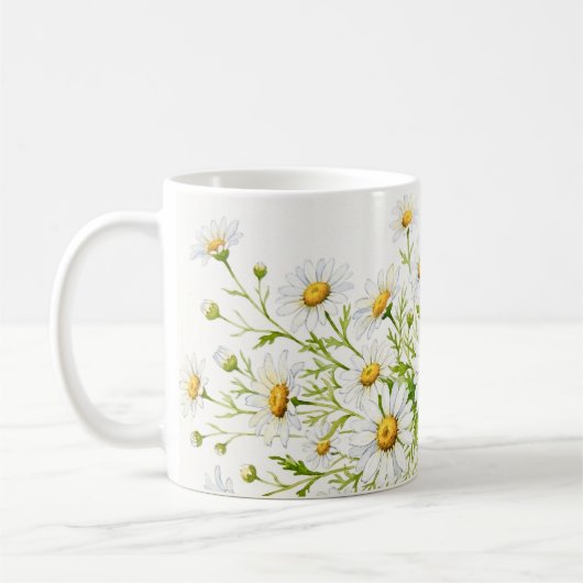 Sweet garden daisies Mug コーヒーマグカップ (左)