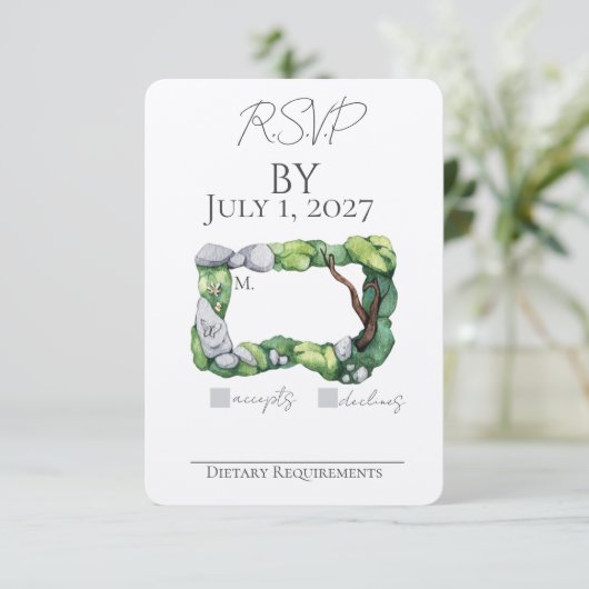 Sweet Garden RSVP 招待状 (スタンド正面)