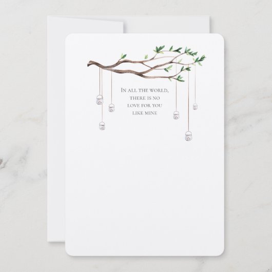 Sweet Garden Wedding 招待状 (裏面)