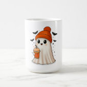 Sweet Ghost Halloween Design Mug. コーヒーマグカップ (中央)