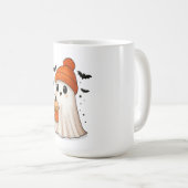 Sweet Ghost Halloween Design Mug. コーヒーマグカップ (正面右)