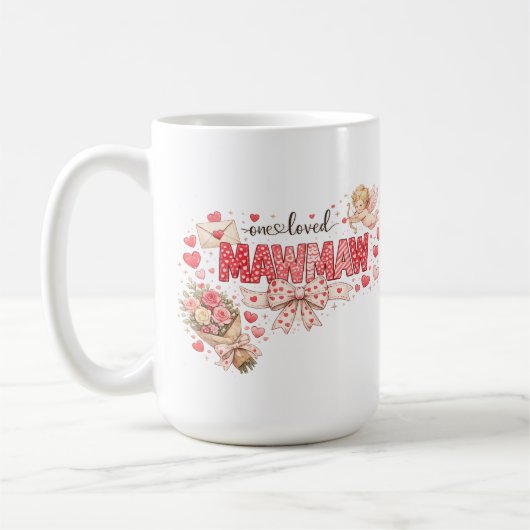 Sweet gift valentine ばぁば コーヒーマグカップ (左)