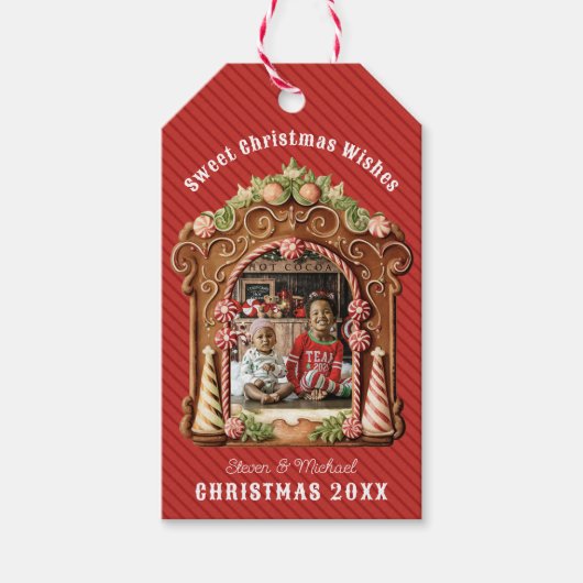 Sweet Gingerbread写真 ギフトタグ (正面)