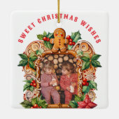 Sweet Gingerbread写真 セラミックオーナメント (裏面)