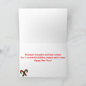 Sweet Gingerbread Family – 少年 シーズンカード (内部)