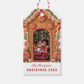 Sweet Gingerbread House写真 ギフトタグ (正面)