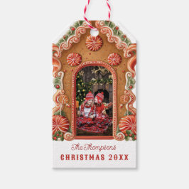 Sweet Gingerbread House写真 ギフトタグ