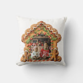 Sweet Gingerbread House写真 クッション (正面)