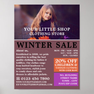 Sweet Girl, Children's Clothing Store 広告's ポスター