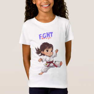 Sweet Girl in Karate:強さと優雅さ Tシャツ