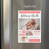 Sweet Girl Magnetic Photo Birth発表 マグネット招待状