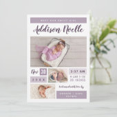 Sweet Girl Photo Collage生誕発表 案内状 (スタンド正面)