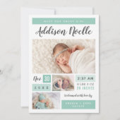 Sweet Girl Photo Collage生誕発表 案内状 (正面)