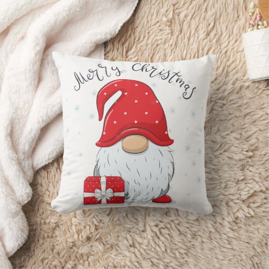 "SWEET GNOME/DIFFERENT SIDE" CHRISTMAS PILLOW クッション (ブランケット)
