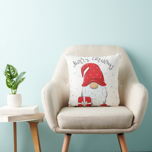 "SWEET GNOME/DIFFERENT SIDE" CHRISTMAS PILLOW クッション (椅子)