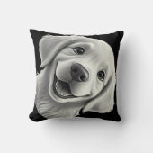 Sweet Golden Joy: Pixar-Style Puppy Friends クッション (正面)