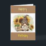 SWEET GOME SAYS "HAPPY BIRTHDAY" FROM "GNOME" カード<br><div class="desc">THANKS FOR STOPPING BY ONE OF MY EIGHT STORES!</div>