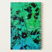Sweet green abstract planner,Smooth color textured プランナー手帳 (裏面)