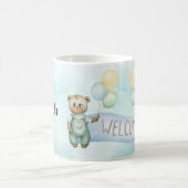 Sweet green baby bear baby コーヒーマグカップ (中央)