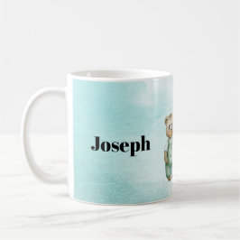 Sweet green baby bear baby コーヒーマグカップ