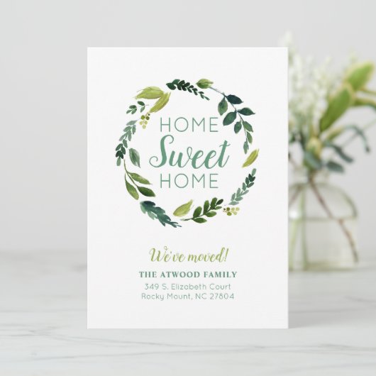 Sweet Greenery New Address Moving発表 案内状 (スタンド正面)