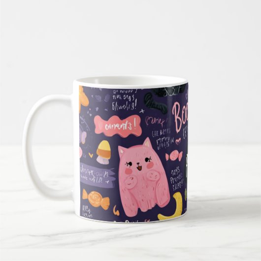 sweet halloween mug コーヒーマグカップ (左)
