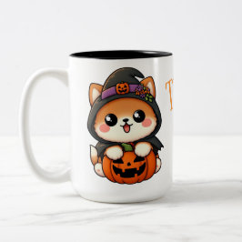 Sweet Halloween - Trick or Teat? mug ツートーンマグカップ