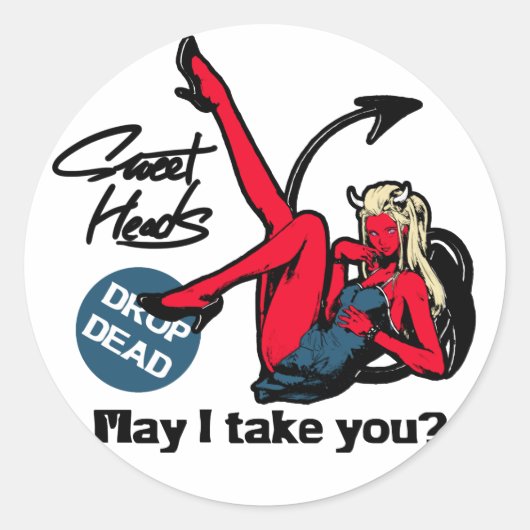 SWEET HEADS #HG ラウンドシール (正面)