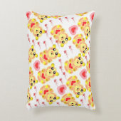 Sweet Heart Bear Nursery Pattern アクセントクッション (正面(垂直))