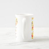 Sweet Heart Bear Nursery Pattern ボーンチャイナマグカップ (裏面)