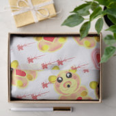 Sweet Heart Bear Nursery Pattern 薄葉紙 (ギフト)