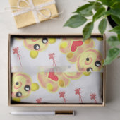 Sweet Heart Bear Nursery Pattern 薄葉紙 (ギフト)