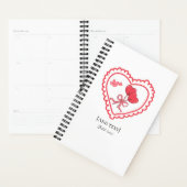 Sweet Heart Lollipop & Bird Personalized Notebook プランナー手帳 (ディスプレー)