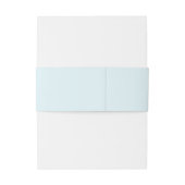 Sweet Heart Teddy Bear Blue Baby Shower  招待状ベリーバンド (裏面例)