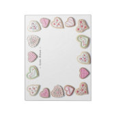 Sweet Hearts Cookies Love Notes ノートパッド (回転)