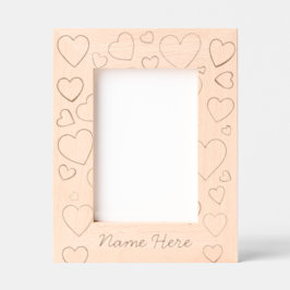 Sweet Hearts Personalized Engraved Frame レーザー彫刻フレーム