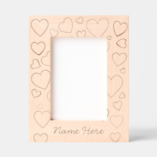 Sweet Hearts Personalized Engraved Frame レーザー彫刻フレーム